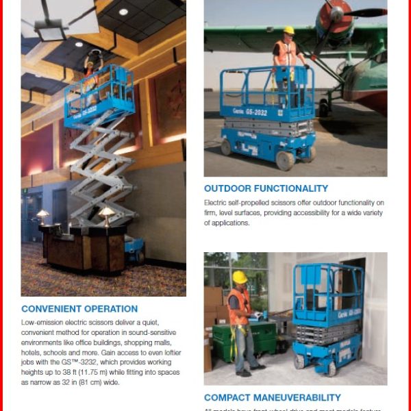 GENIE SCISSOR LIFT DETAIL