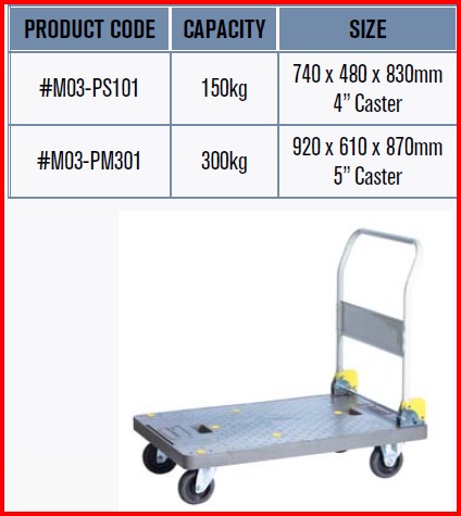 Heavy Duty Plastic Trolley